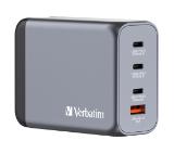 Verbatim GNC-200 GaN Charger 4 Port 200W USB A/C (EU/UK/US)