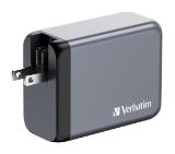 Verbatim GNC-200 GaN Charger 4 Port 200W USB A/C (EU/UK/US)