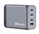 Verbatim GNC-240 GaN Charger 4 Port 240W USB A/C (EU/UK/US)