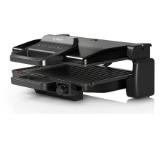 Bosch TCG3323, Contact grill 3 in 1, 2000 W,  Removable aluminum grill plates with non-stick ceramic coating, black