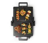 Bosch TCG3323, Contact grill 3 in 1, 2000 W,  Removable aluminum grill plates with non-stick ceramic coating, black