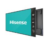 Hisense Digital Signage 75" E series ; 18/7, 4K, 500 nit, 1200:1 , WiFi, LAN, Android 8, VESA 600x400, bezel 14.9mm