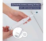 Beurer TB 30 Electric toothbrush; 2 cleaning programs; 20days Battery life; 2-min timer; Oscillating, pulsating, brushing technology; Incl. charger, USB cable with adapter & CBH; white