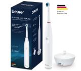 Beurer TB 30 Electric toothbrush; 2 cleaning programs; 20days Battery life; 2-min timer; Oscillating, pulsating, brushing technology; Incl. charger, USB cable with adapter & CBH; white