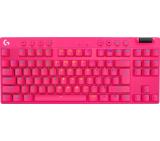 Logitech G PRO X TKL LIGHTSPEED Gaming Keyboard - MAGENTA - US INT'L - 2.4GHZ/BT - N/A - EMEA28-935 - TACTILE