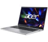 Acer Extensa EX215-33-34RK, Intel Core i3-N305 (up to 3.8 GHz, 6MB), 15.6" FHD (1920x1080), 8GB LPDDR5, SSD 512GB NVMe, Intel UMA, 802.11ac+ax, HD camera, BT, Win 11 Pro EDU, 2Y Warranty, Silver