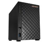 Asustor AS1102TL, 2 bay NAS, Realtek RTD1619B, Quad Core, 1.7 GHz, 1GB DDR4 (not expandable), 1GbE x1, USB 2.0 x1, USB3.2 Gen1 x1, WOW (Wake on WAN), System Sleep Mode