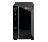 Asustor AS3302T_V2, 2 bay NAS, Realtek RTD1619B, Quad-Core, 1.7GHz (not ex.), 2.5GbE x1, USB3.2 Gen1 x3, WOW (Wake on WAN), Ttoolless installation, with hot-swappable tray, hardware encryption, MyArchive, EZ connect, EZ Sync, WoL, System Sleep Mode