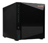 Asustor AS3304T_V2, 4 bay NAS, Realtek RTD1619B, Quad-Core, 1.7GHz, 2GB DDR4 (not ex.), 2.5GbE x1, USB3.2 Gen1 x3, WOW (Wake on WAN), Ttoolless installation, with hot-swappable tray, hardware encryption, MyArchive, EZ connect, EZ Sync, WoL, System Sleep