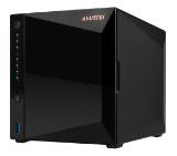 Asustor AS3304T_V2, 4 bay NAS, Realtek RTD1619B, Quad-Core, 1.7GHz, 2GB DDR4 (not ex.), 2.5GbE x1, USB3.2 Gen1 x3, WOW (Wake on WAN), Ttoolless installation, with hot-swappable tray, hardware encryption, MyArchive, EZ connect, EZ Sync, WoL, System Sleep