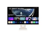 LG 27SR50F-W, 27" IPS Smart webOS23, Anti-Glare, 5ms, 1000:1, 250cd/m, FHD 1920x1080, HDR 10, HDMI, USB, Wi-Fi B/in, Reader Mode, Speakers 5W x 2, Tilt, White