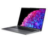 Acer Swift Go16, SFG16-72-7964, Intel Core Ultra 7 155H (up to 4.80 GHz, 24MB), 16" 3.2K OLED 120Hz, 32GB LPDDR5,1024GB PCIe NVMe SSD, Intel UMA, AX+BT 6E, CR Micro SD, QHDCamera, FPR, Win 11 Home, Gray