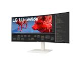 LG 38WR85QC-W, 37.5" UltraWide AG , Curved 21:9 IPS Panel, 1 ms (GtG), 1000:1, 450 cd/m2, WQHD+ (3840x1600), HDR600, DCI-P3 98% , AMD FreeSync, NVIDIA G-SYNC, 144Hz, USB Type-C, RJ45, Speacers 7Wx2, HDMI, DisplayPort, KVM, PBP, PIP, Tilt, Black