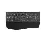 Natec wireless bluetooth keyboard PORIFERA x-scissors, backlit ergonomic us layout