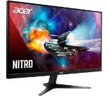 Acer Nitro QG241YM3bmiipx, 23.8" IPS, Anti-Glare, LED, ZeroFrame, FreeSync, 180Hz,1ms(VRB), 100M:1, 250nits, FHD (1920x1080), sRGB99%, DP, 2xHDMI, Audio out, Speaker 2Wx2, BlueLightShield Pro, Tilt, Black