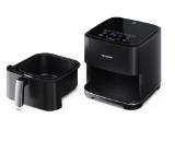 Sharp AF-GS552AE-B Air Fryer, 5.5L Frying Basket, 1650 W, Digital Programme Control, 8 Pre-set Programmes, Pre-heat, Reheat, Keep warm, Cook from frozen, Black