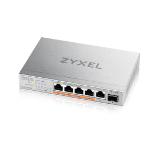 ZyXEL XMG-105 5 Ports 2,5G + 1 SFP+, 4 ports 70W total PoE++ Desktop MultiGig unmanaged Switch