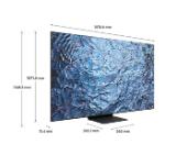 Samsung 85'' 85QN900C 8K NEO QLED, SMART, 144 Hz, Bluetooth 5.2, Wi-Fi 6E, 4xHDMI 2.1, 3xUSB, Titan Black