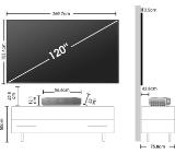 Hisense 120" 120L5HA, 4K Ultra HD 3840x2160, Laser TV