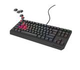 Genesis Gaming Keyboard Thor 230 TKL Lite US Rainbow Mechanical Outemu Red Black Hot Swap