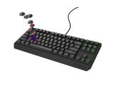 Genesis Gaming Keyboard Thor 230 TKL US RGB Mechanical Outemu Red Black Hot Swap