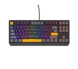 Genesis Gaming Keyboard Thor 230 TKL Anchor Gray Positive US RGB Mechanical Outemu Red