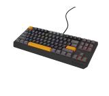 Genesis Gaming Keyboard Thor 230 TKL Anchor Gray Positive US RGB Mechanical Outemu Red