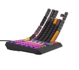 Genesis Gaming Keyboard Thor 230 TKL Anchor Gray Positive US RGB Mechanical Outemu Red