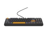 Genesis Gaming Keyboard Thor 230 TKL Anchor Gray Positive US RGB Mechanical Outemu Red