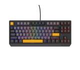 Genesis Gaming Keyboard Thor 230 TKL Anchor Gray Negative US RGB Mechanical Outemu Red