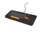 Genesis Gaming Keyboard Thor 230 TKL Anchor Gray Negative US RGB Mechanical Outemu Red