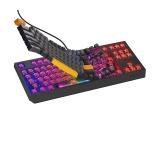 Genesis Gaming Keyboard Thor 230 TKL Anchor Gray Negative US RGB Mechanical Outemu Red