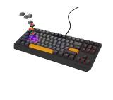 Genesis Gaming Keyboard Thor 230 TKL Anchor Gray Negative US RGB Mechanical Outemu Red