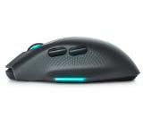 Dell Alienware Wireless Gaming Mouse - AW620M (Dark Side of the Moon)