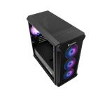 Genesis PC Case Irid 503 ARGB V2 MATX Mini Tower Window, Black