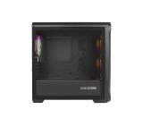 Genesis PC Case Irid 503 ARGB V2 MATX Mini Tower Window, Black