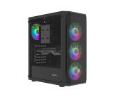 Fury PC Case Shobo SH4F RGB Midi Tower, Window, Black