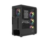 Fury PC Case Shobo SH4F RGB Midi Tower, Window, Black