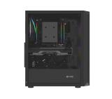 Fury PC Case Shobo SH4F RGB Midi Tower, Window, Black