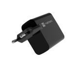 Natec USB Charger  Ribera Gan 1X USB-A + 1X USB-C 65W, Black