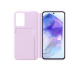 Samsung A55 Smart View Wallet Case Lavender