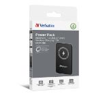 Verbatim MCP-5BK Power Pack 5000 mAh with UBS-C® PD 20W / Magnetic Wireless Charging 15W Black