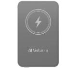 Verbatim MCP-5GY Power Pack 5000 mAh with UBS-C® PD 20W / Magnetic Wireless Charging 15W Grey