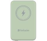 Verbatim MCP-10GN Power Pack 10000 mAh with UBS-C® PD 20W / Magnetic Wireless Charging 15W Green