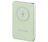 Verbatim MCP-10GN Power Pack 10000 mAh with UBS-C PD 20W / Magnetic Wireless Charging 15W Green