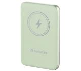 Verbatim MCP-10GN Power Pack 10000 mAh with UBS-C® PD 20W / Magnetic Wireless Charging 15W Green