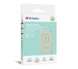 Verbatim MCP-10GN Power Pack 10000 mAh with UBS-C PD 20W / Magnetic Wireless Charging 15W Green