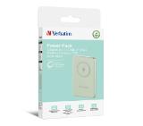 Verbatim MCP-10GN Power Pack 10000 mAh with UBS-C® PD 20W / Magnetic Wireless Charging 15W Green