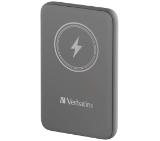 Verbatim MCP-10GY Power Pack 10000 mAh with UBS-C® PD 20W / Magnetic Wireless Charging 15W Grey