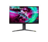 LG 32GR93U-B, 32", UltraGear IPS 1ms, AG, UHD 4K (3840x2160), 144Hz, HDR 400, 700:1, 400cd/m2, DCI-P3 95%, USB3.0 (1up/2down), VRR, AMD Free-sync, NVIDIA G-Sync, HDMI, DisplayPort, Height Adjustable, Pivot, Tilt, Headphone Out, Black